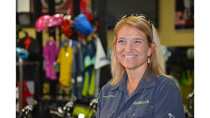 Current store manager Rebecca Everling has worked at Cycle Center for 20 years. A former track racer, Everling also teaches cycling classes at the University of South Carolina in Columbia. Everling and her husband, Derek, now work in the same store alongside owner John Green. “When we closed our store two years ago, we all came into the same store, and it’s been a little bit challenging to have three big heads under one roof,” Everling said. “But it’s also been a huge asset in the long run.”