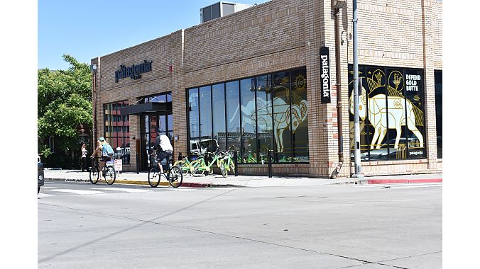 It’s not unusual to see locals riding around town. Patagonia has a branded store here to cater to the city’s adventure community.