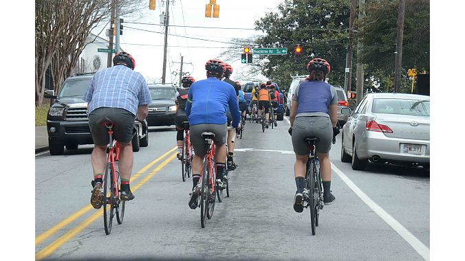 The Gray Shorts Gang takes the lane.