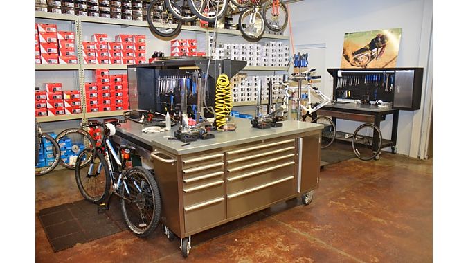 Canyon was a large shop where the mechanics enjoyed a spacious work area.