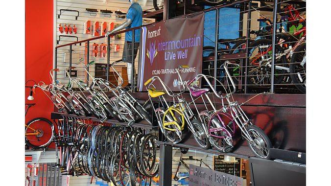 The store has a complete collection of Schwinn Crates.