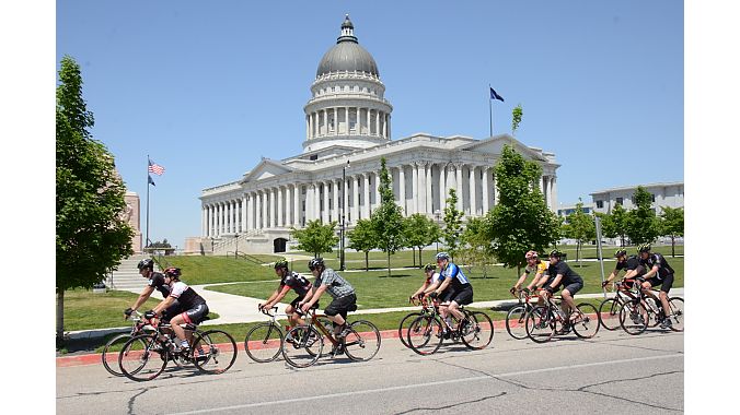 Our route brought us past the state capitol building.