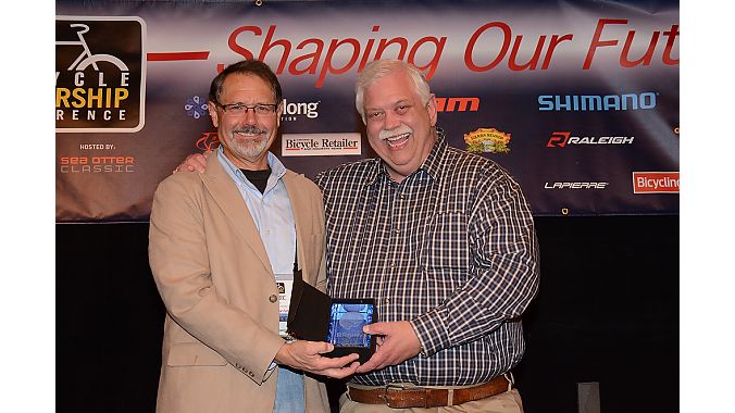SBS' Chuck Hooper is recognized for his service to the industry.