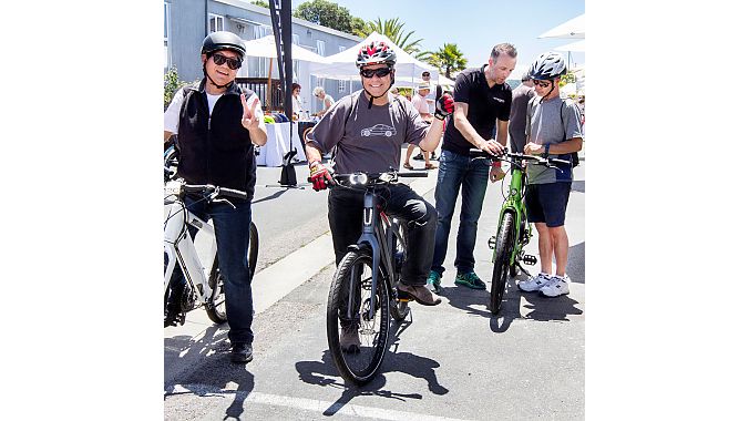  More than 70 e-bikes will be available to demo at the Super Bicycle festival this weekend.