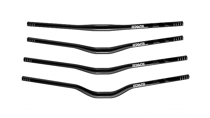 The four Enve mountain bike handlebar models.