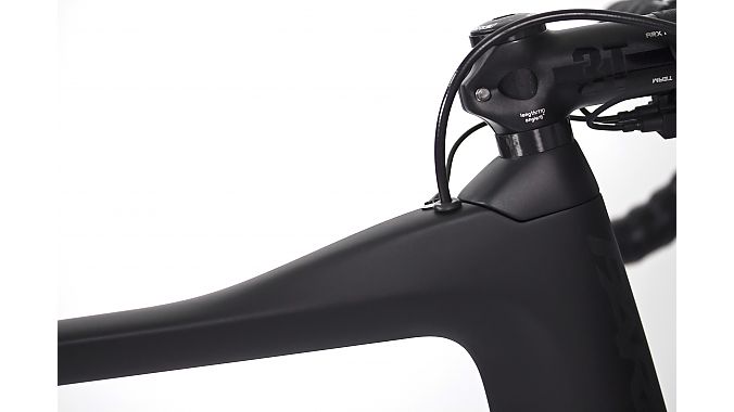 Close-up of the Parlee ESX with the tall top cap. 