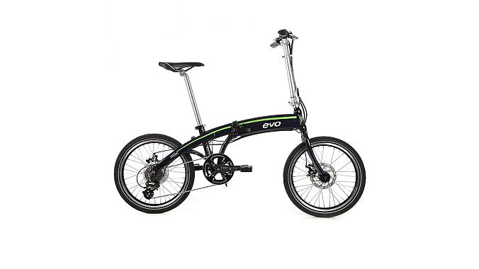 The EVO Atwater folding bike has a Promovec 250W rear hub drive system and will retail for $1,700. 