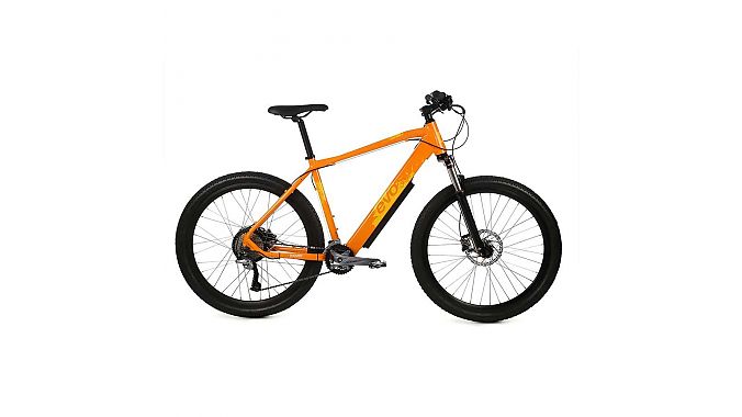 The EVO Fire Ridge mountain bike has a Promovec 350W rear hub drive system. It will retail for $2,000. 