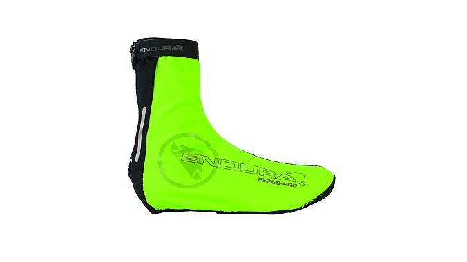 The Slick Overshoe in hiviz green.