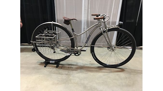  This 36-inch wheel mountain bike from Black Sheep to the Artisan Award, which is given to a bike with an unusual degree of in-house fabrication. 