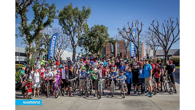 A large group rolled from Shimano's headquarters to kick off the 2016 fundraiser. Pirate costumes are encouraged!