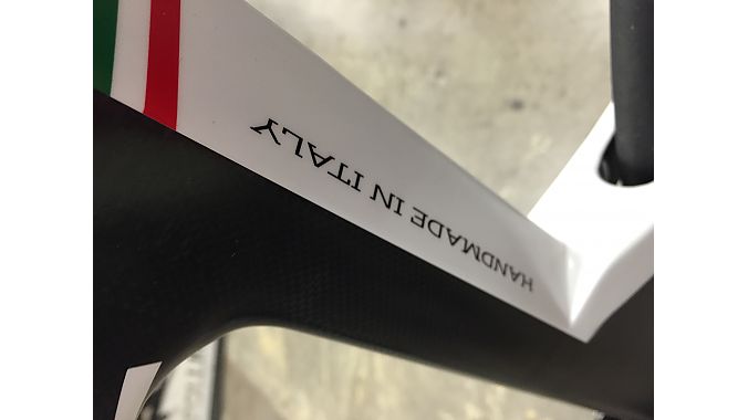 Cipollini frames are entirely handmade in Italy. 