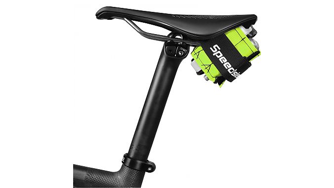 The new small carbon Seatsleev in high vis green.