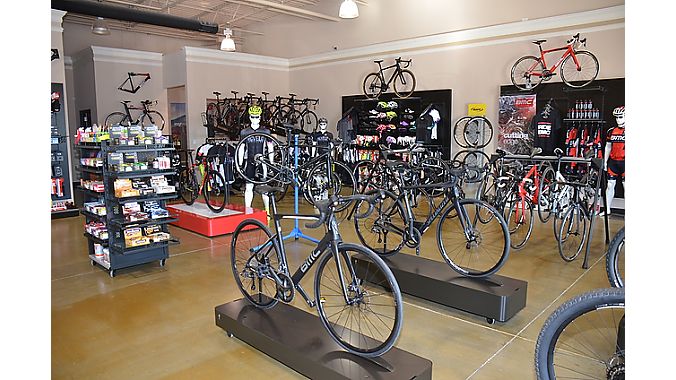 NC Velo stocks Specialized and BMC, and caters to a broad customer base, including families and high-end road and triathlon racers. 