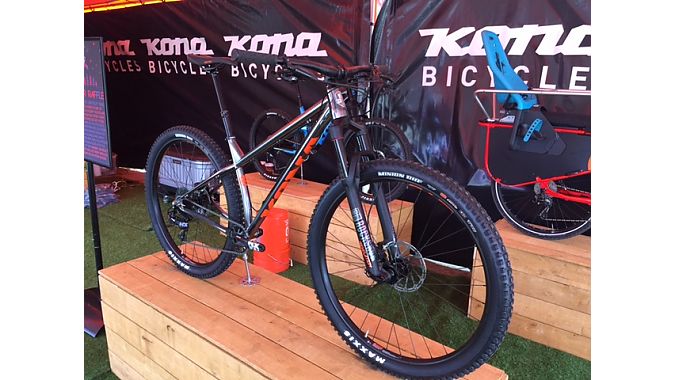 Kona's Honzo ST aggressive hardtail will be available in complete build this summer.