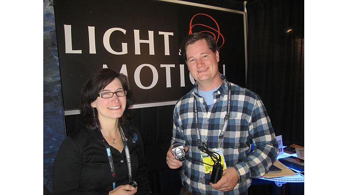Light & Motion's Amy Mack Fabry and Ryan White said the company is slowly making inroads into the outdoor market with its high-lumen line of headlamps.