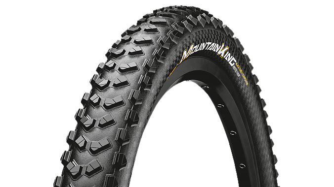 The Mountain King with Black Chili tread compound.