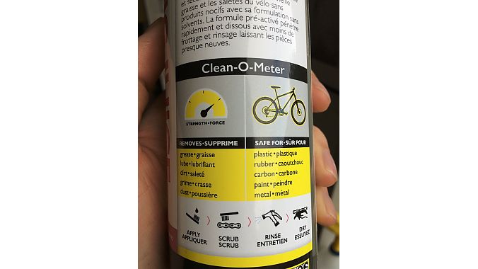 Pedro's cleaners have new labels that feature the Clean-O-Meter graphic.