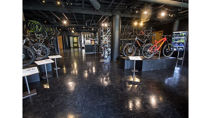 Park City Bike Demos sells demo and rental bikes to customers out of its 2,800 square-foot retail space. photo by John Shafer