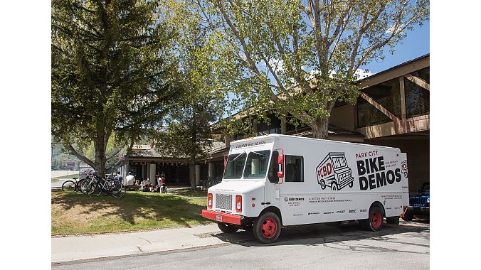 Park City Bike Demos was founded in 2015 in two former bread trucks turned demo rigs. photo by John Shafer