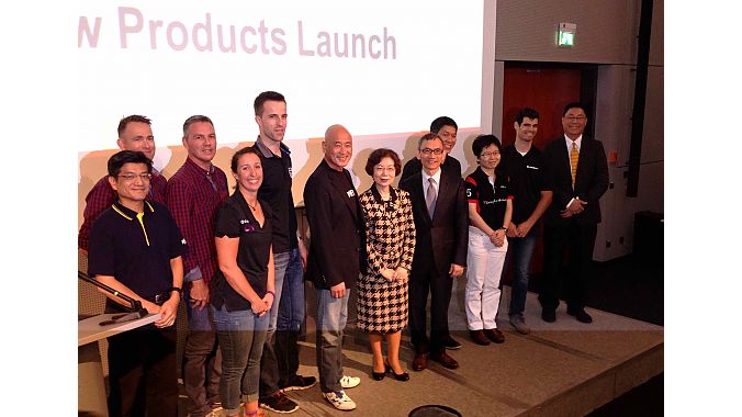 Representatives from Taiwan launched new products at Eurobike.