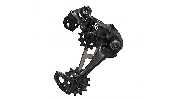 The XX1 Eagle rear derailleur.