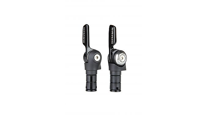The Aero SL-500 11-speed shifter set has a traditional lever movement.