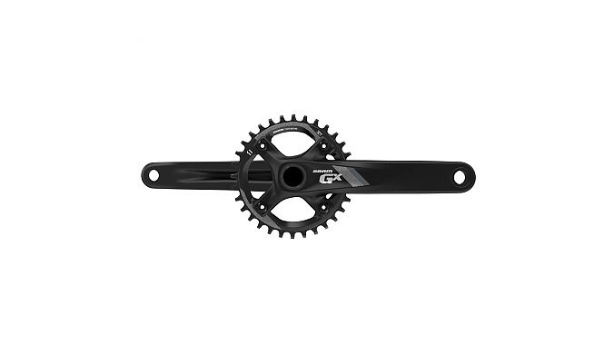 The GX 1x11 crank with 32-tooth ring.