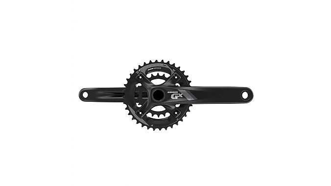 The GX 2x10 crank with 36-22 rings.