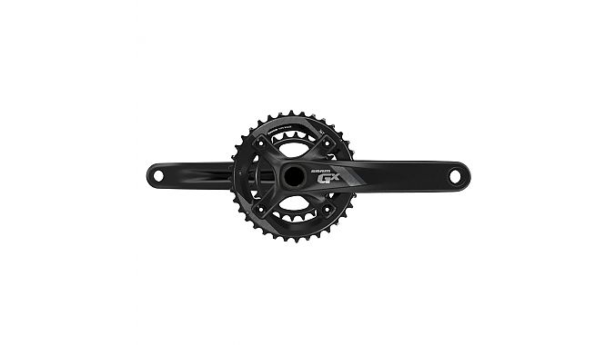 The GX 2x11 crank with 36-24 rings.