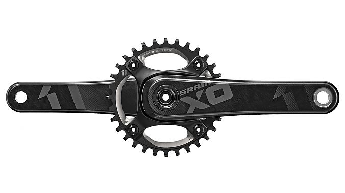 The XO1 rear derailleur in black