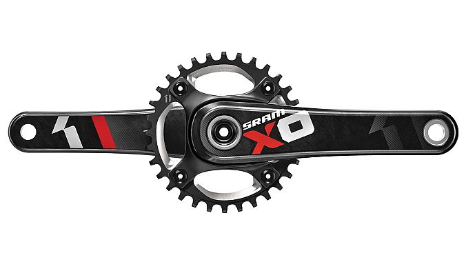 The XO1 crank in red