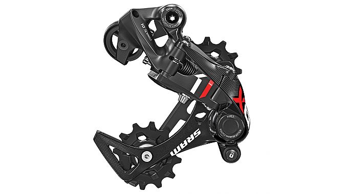 The 10-speed DH rear derailleur.