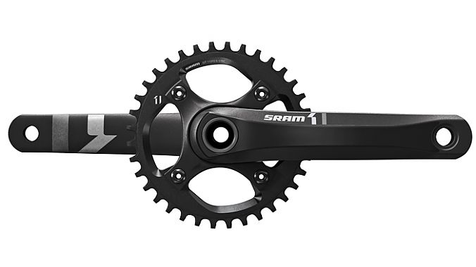 Hollow-armed X1 1400 crankset