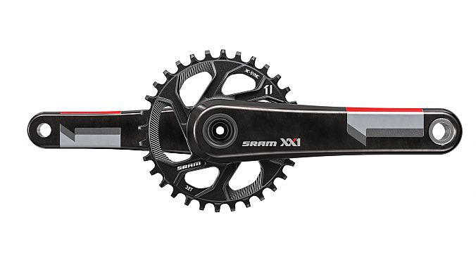 The XX1 Boost crankset