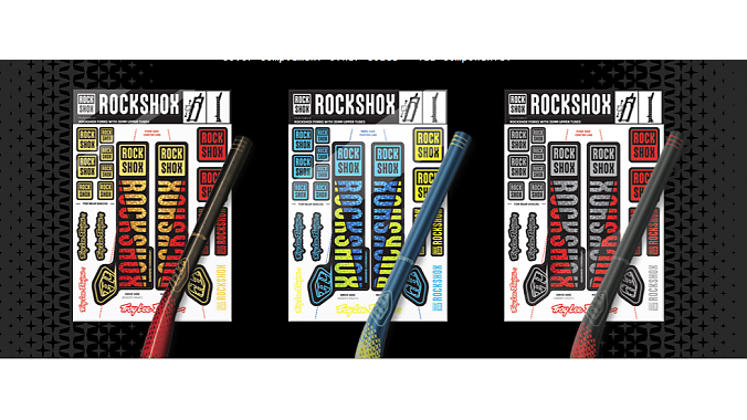 rockshox troy lee designs decal kit