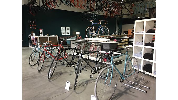 Wabi Cycles’ new owners Matt Gragg and Curtis Kline moved the brand from L.A. to Tulsa, Oklahoma and opened a combination warehouse and retail space in early October.