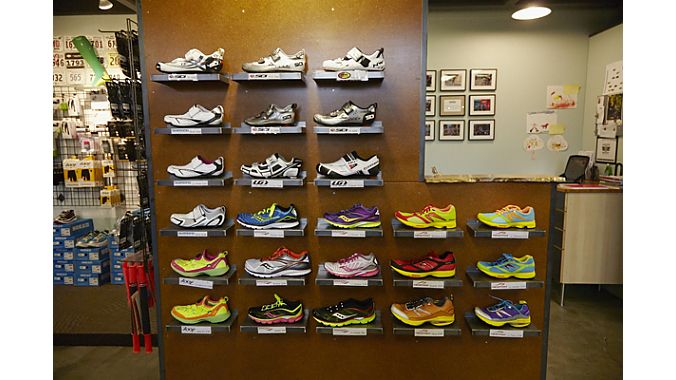 Sillers said it's been surprisingly easy to deal with running shoe suppliers, even with the store's relatively narrow selection compared to running speciality stores.