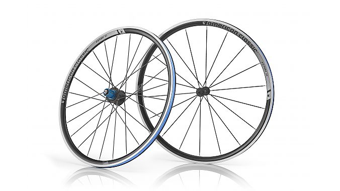 The American Classic Victory 30 rim brake wheels.