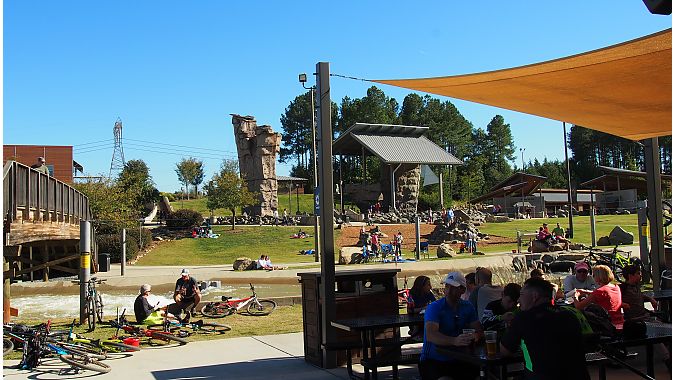 The U.S. National Whitewater center is a mecca for outdoor recreation that attracts thousands of kayakers, climbers, stand-up paddleboarders, rafters and hikers each week. Its network of over 30 miles of trails also draws mountain bikers and other trail users from across the region. 