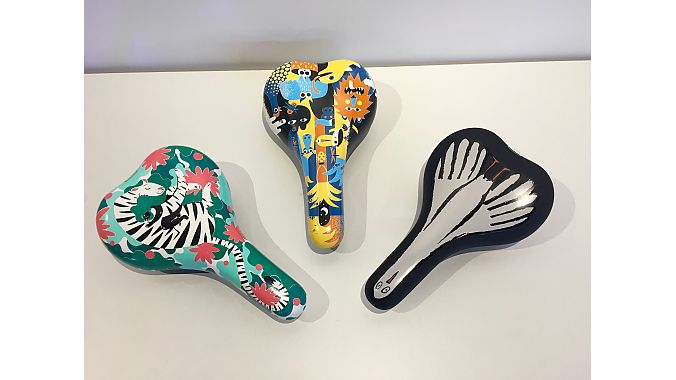 Selle Royal worked with various artists and designers on its printed TA+TOO collection.