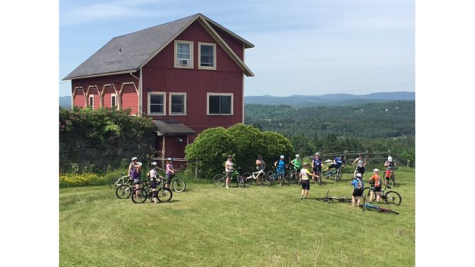 A women’s clinic gets a picturesque backdrop at the Wildflower Inn, host site of NEMBAfest the past three years.