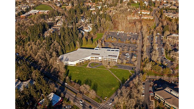 The building is located on 13 acres. Photos: Cushman & Wakefield