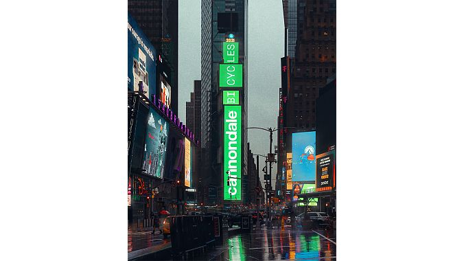 Cannondale in Times Square.