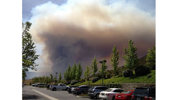 Photo was taken from Giant headquarters by Steve Cuomo, who was visiting the company Friday.