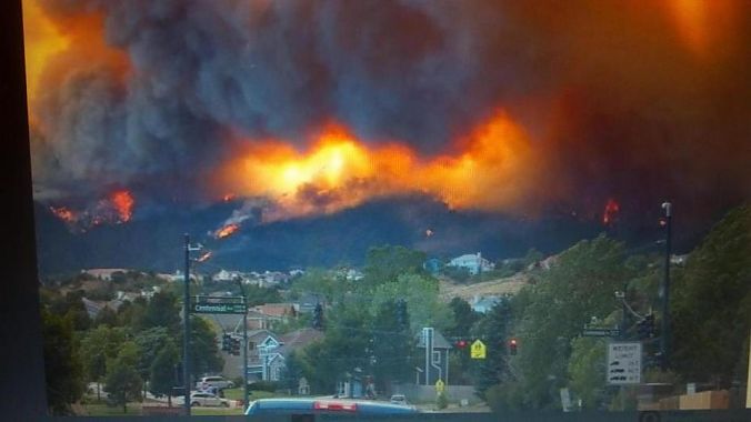 Fires in Fort Collins and Colorado Springs, Colorado, threatened retailers and suppliers.