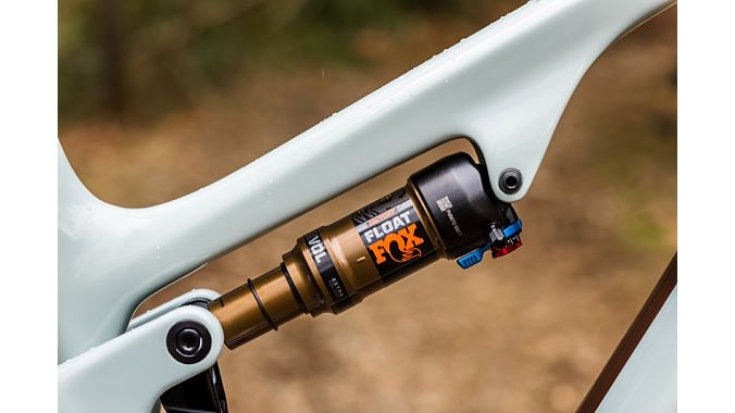 The new Fox FLOAT shock is lighter and more compact than the FLOAT X.