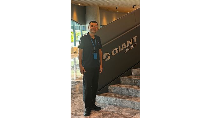 Giant spokesman Ken Li at the company's headquarters. Photo: Steve Frothingham Giant spokesman Ken Li at the company's headquarters. Photo: Steve Frothingham