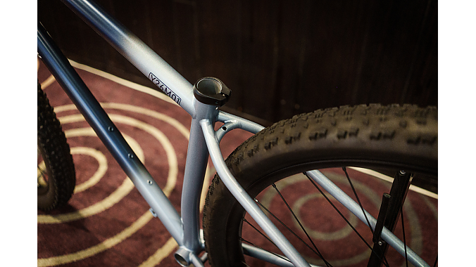 The catchily named open model Y26M01 32" frame from steel bike specialist Maxway looked very nice. The catchily named open model Y26M01 32" frame from steel bike specialist Maxway looked very nice.