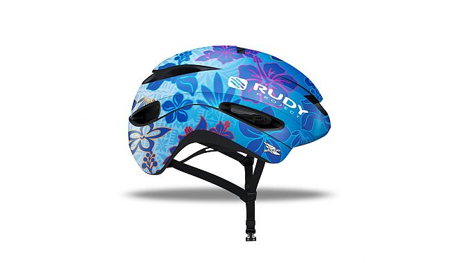 The Hibiscus Kona Volantis helmet.